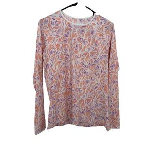 Solumbra Shirt Womens Small Watershade Rash Guard Sun Protection Long Sleeve Top